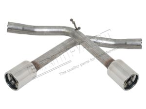 S/S TWIN TAILPIPE KIT